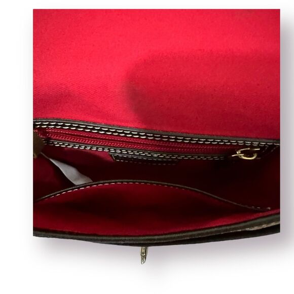 Dooney &‎ Bourke Crossbody Turnlock Bag MLB Anaheim Angels - Picture 7 of 7